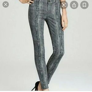 J Brand Super Skinny Woodgrain Denim
